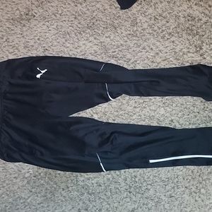 Black PUMA joggers
